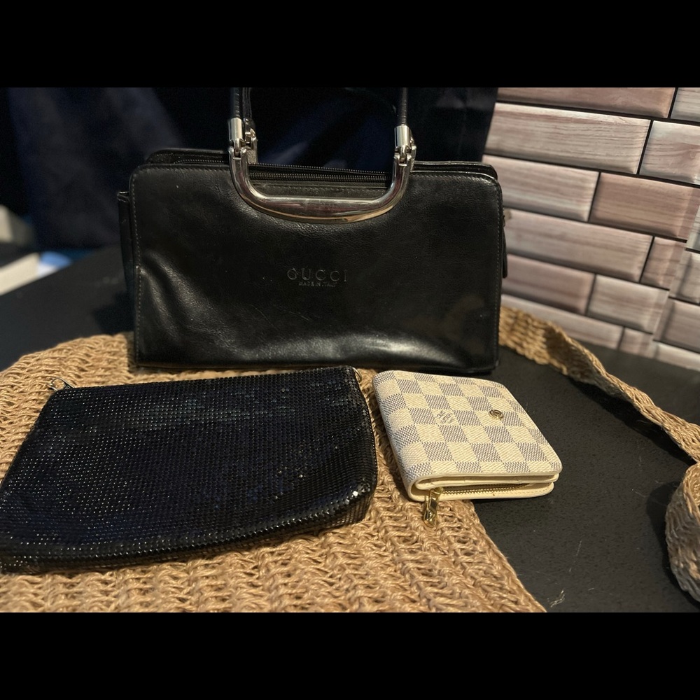 Gucci Louis clutch combo